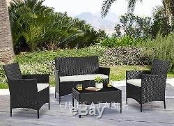 Rattan Garden Furniture Set Conservatory Patio Outdoor Table Chairs Sofa Cover