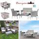 Rattan Garden Furniture Set Outdoor Patio Chairs Table Set Withwithout Rain Cover