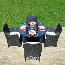 Rattan Garden Furniture Set Sofa Chairs Table Conservatory Outdoor Patio