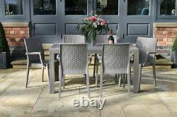 Rattan Table & Chairs For Patio / Outdoor / Indoor / Stackable / For Garden