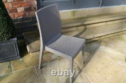 Rattan Table & Chairs For Patio / Outdoor / Indoor / Stackable / For Garden
