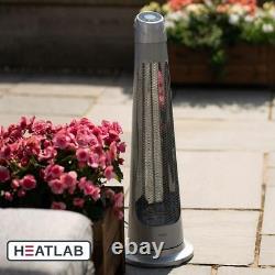 Rotating Patio Heater Freestanding Outdoor Garden Heating Portable HeatLab 1.2kW