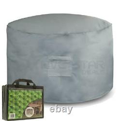 Round Outdoor Garden Furniture Waterproof Cover Table Patio Chair Set Protector