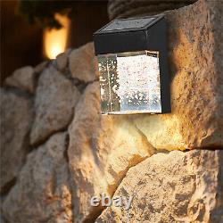 Solar LED Deck Lights Path Garden Patio Pathway Stairs Step Fence Lamp Outdoor