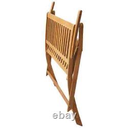 Solid Acacia Wood Garden Bench 120cm Outdoor Patio Furniture Seating vidaXL