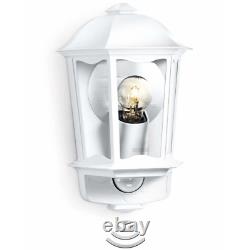 Steinel Outdoor Sensor Light L 190 Garden Terrace Yard Motion Lamp Black/White
