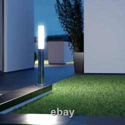 Steinel Outdoor Sensor Light Silver Patio Garden Motion Security LED Wall Lamp