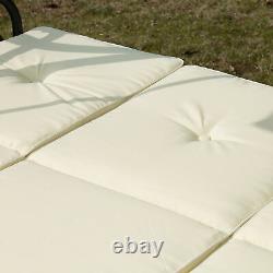 Swing Hammock Chair Seat Bed Adjustable Canopy Garden Outdoor Metal Furniture