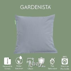 Water Resistant Outdoor Garden Patio 18 or 24 Scatter Filled Pillow Cushions