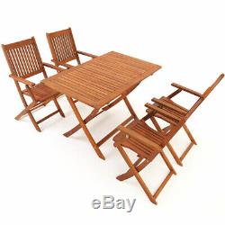 Wooden Dining Set Sydney Garden Chair Table Furniture Outdoor Patio Conservatory