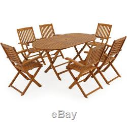 Wooden Garden Furniture Set Boston Table Chairs Patio Wood Outdoor Conservatory