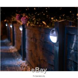 10 X Led Solaire De Jardin Clôture Lumière Mur Porte Patio Platelage Lampe Shed Outdoor