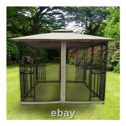 2.5m Winchester Beige Outdoor Garden Patio Hot Tub Bbq Party Camping Gazebo