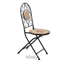 2x Jardin Extérieur Patio Seater Dining Pliant Chaise Set Meubles Maple Leaf Uk