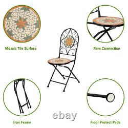 2x Jardin Extérieur Patio Seater Dining Pliant Chaise Set Meubles Maple Leaf Uk