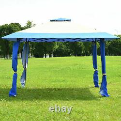 4 X 4m Pop Up Jardin Extérieur Gazebo Canopy Party Tente Patio Shelt 2-tier Toit