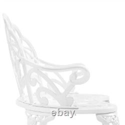 Banc en aluminium Chaise en métal Siège extérieur Canapé de jardin pour véranda Pelouse Patio