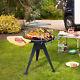 Barbecue Double Grill Réglable Pour Cuisiner En Plein Air Dans Le Jardin Ou Sur La Terrasse