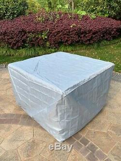 Eton Cube Rotin Meuble De Jardin Chaises Sofa Table Patio Extérieur 8 Places