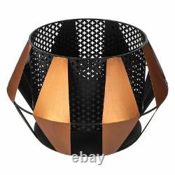 Fire Pit Brazier Mesh Steel Patio Garden Heater Outdoor Table Top Bbq Camping Royaume-uni