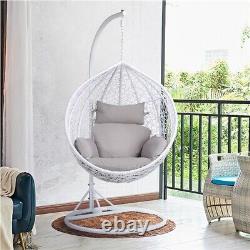Jardin Suspendu Egg Swing Chair Patio Rattan Hamac Meubles Intérieurs Extérieurs