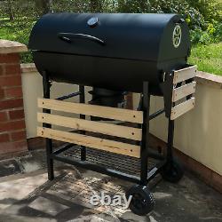 Jardin extérieur barbecue fumoir grill classique noir portable pliable patio