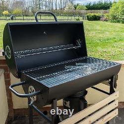 Jardin extérieur barbecue fumoir grill classique noir portable pliable patio