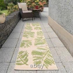 Multi Tropical Rugs Geometric Abstract Outdoor Garden Patio Lavable Runner Mats