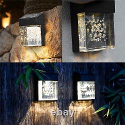 Solar Led Deck Lights Path Garden Patio Pathway Stairs Step Fence Lampe Outdoor