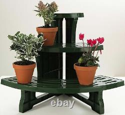Support de pot de fleurs à 3 niveaux, étagère de rangement intérieure/extérieure pour jardin, présentoir de jardinage, unité NEUVE.