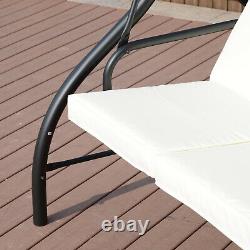 Swing Hammock Chair Seat Bed Réglable Canopy Garden Meubles En Métal Extérieurs