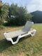 Translating The Title "sun Lounger Outdoor Garden Patio Relaxer White Recliner Bed Terrace Furniture" In French, We Get:<br/>"chaise Longue De Jardin Extérieur Patio Relaxante, Lit Inclinable Blanc, Meuble De Terrasse."